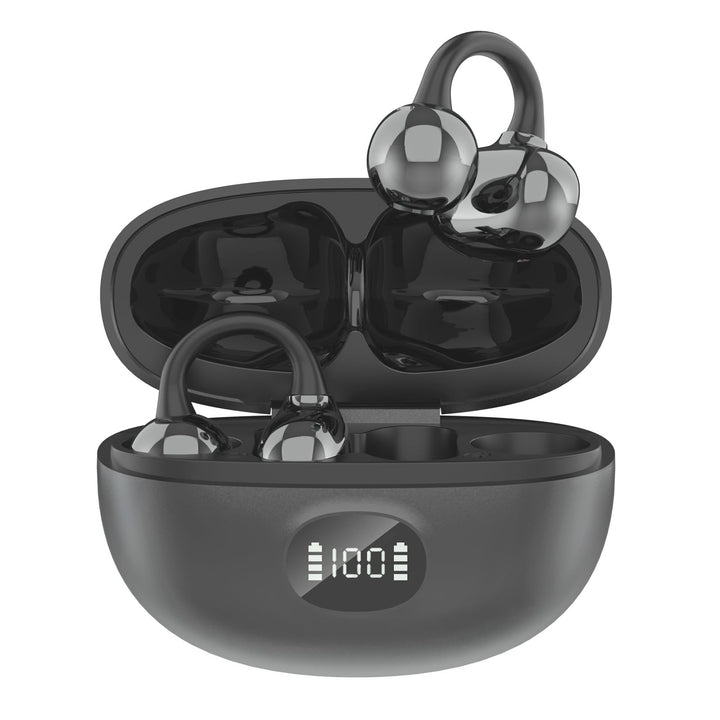 Kabellos Bluetooth Kopfhörer, Open-Ear-Kopfhörer, Ohrclip mit Beeindruckender Klang, Bluetooth 5,4,