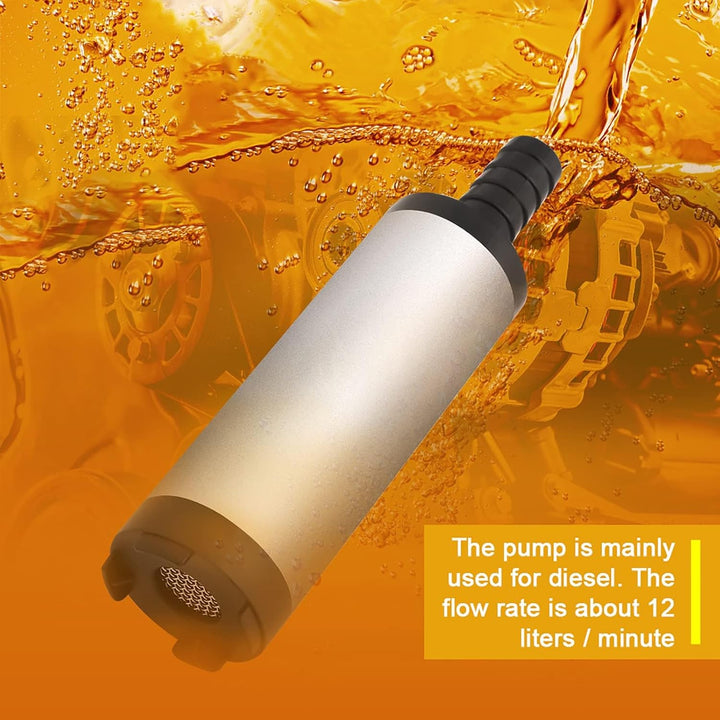 Tragbare Tauchpumpe für - 12 V, 3,8 cm, Dieselkraftstoff, Wasser, Öl - Trommelpumpe Zubehör