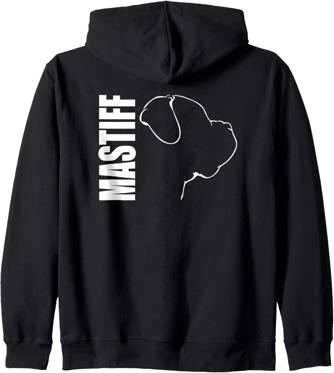 Mastiff Profil Hunderasse Hund Hunde Kapuzenjacke
