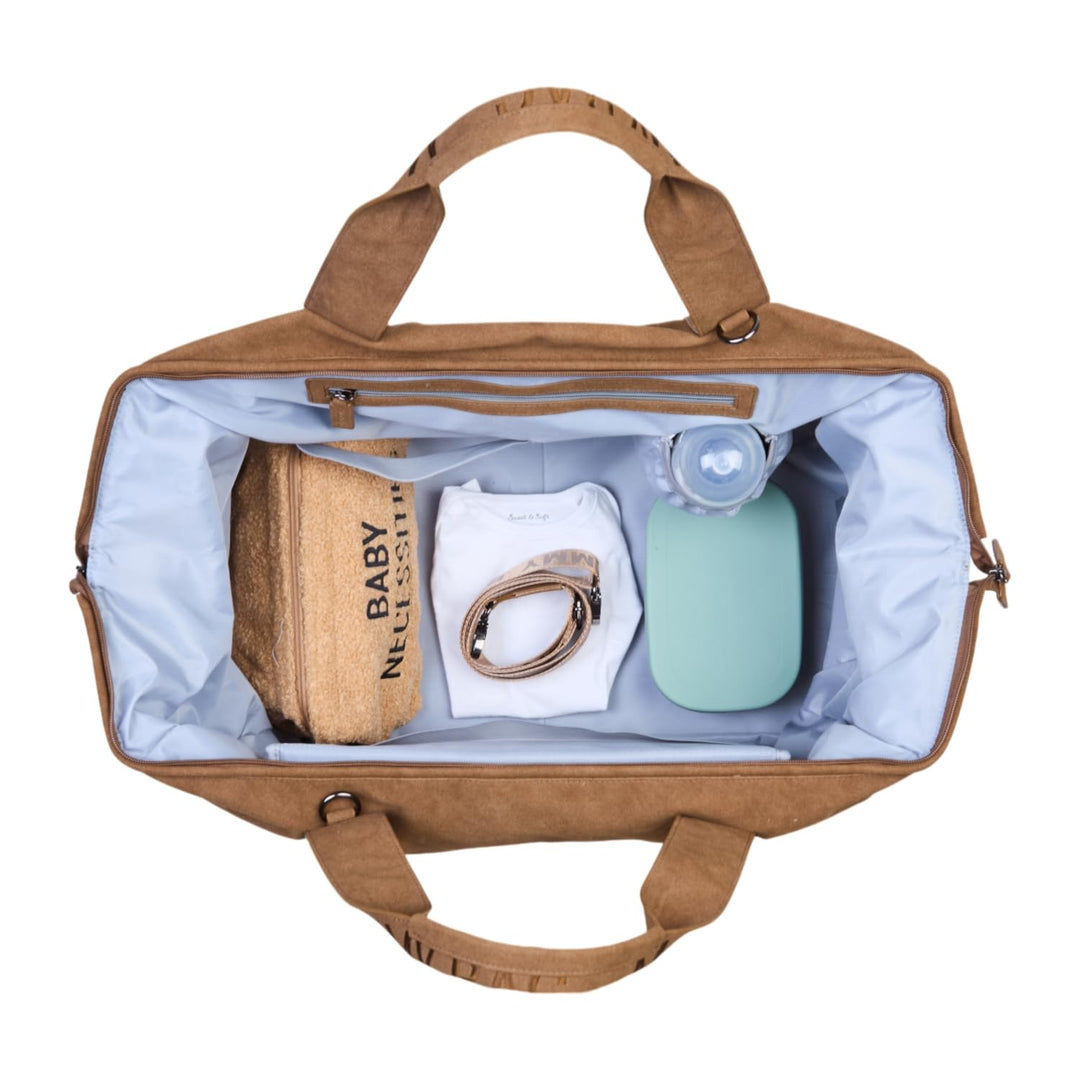 CHILDHOME, Mommy Bag, Wickeltasche, Mutterschaft, Reisetasche, grosses Fassungsvermögen 58L, Wickelu