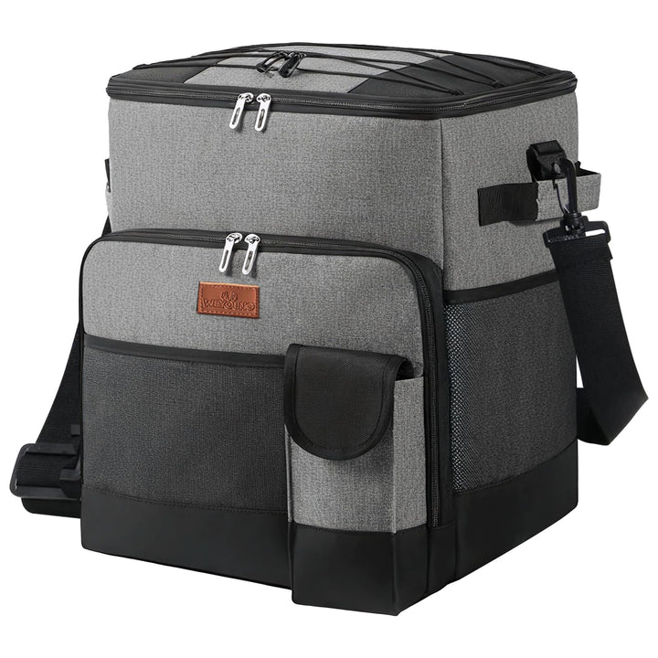 33L Kühltasche für Herren und Damen, Isolierte Cooler Bag faltbar kühlbox, wasserdichte Thermotasche