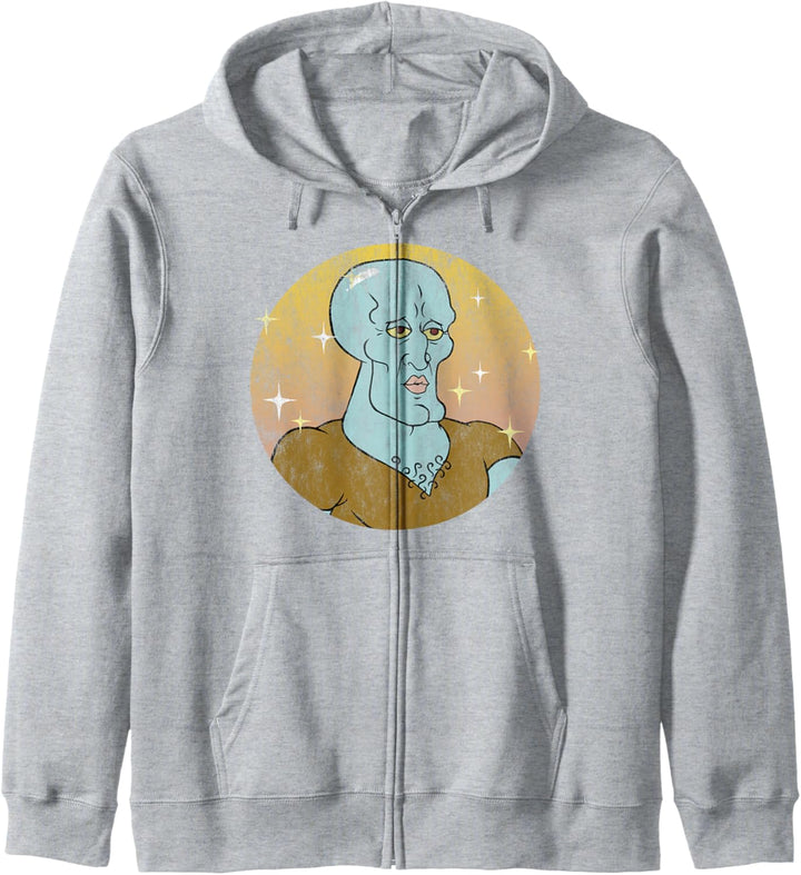 SpongeBob SquarePants Handsome Squidward Portrait Kapuzenjacke