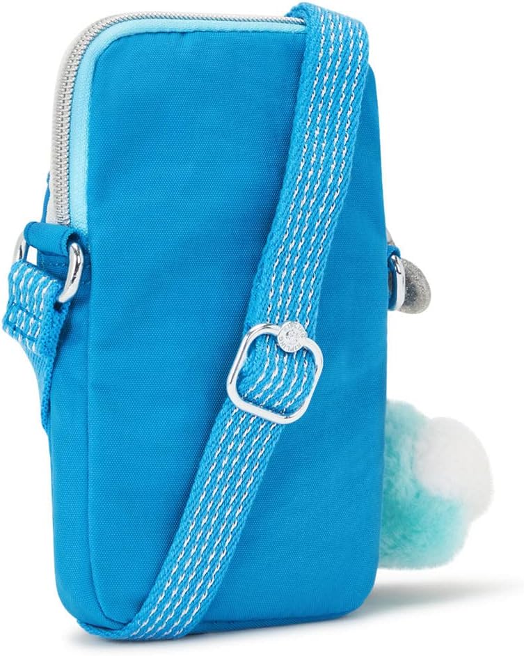 Kipling Damen Tally Handytasche Eager Blue Fun, Eager Blue Fun