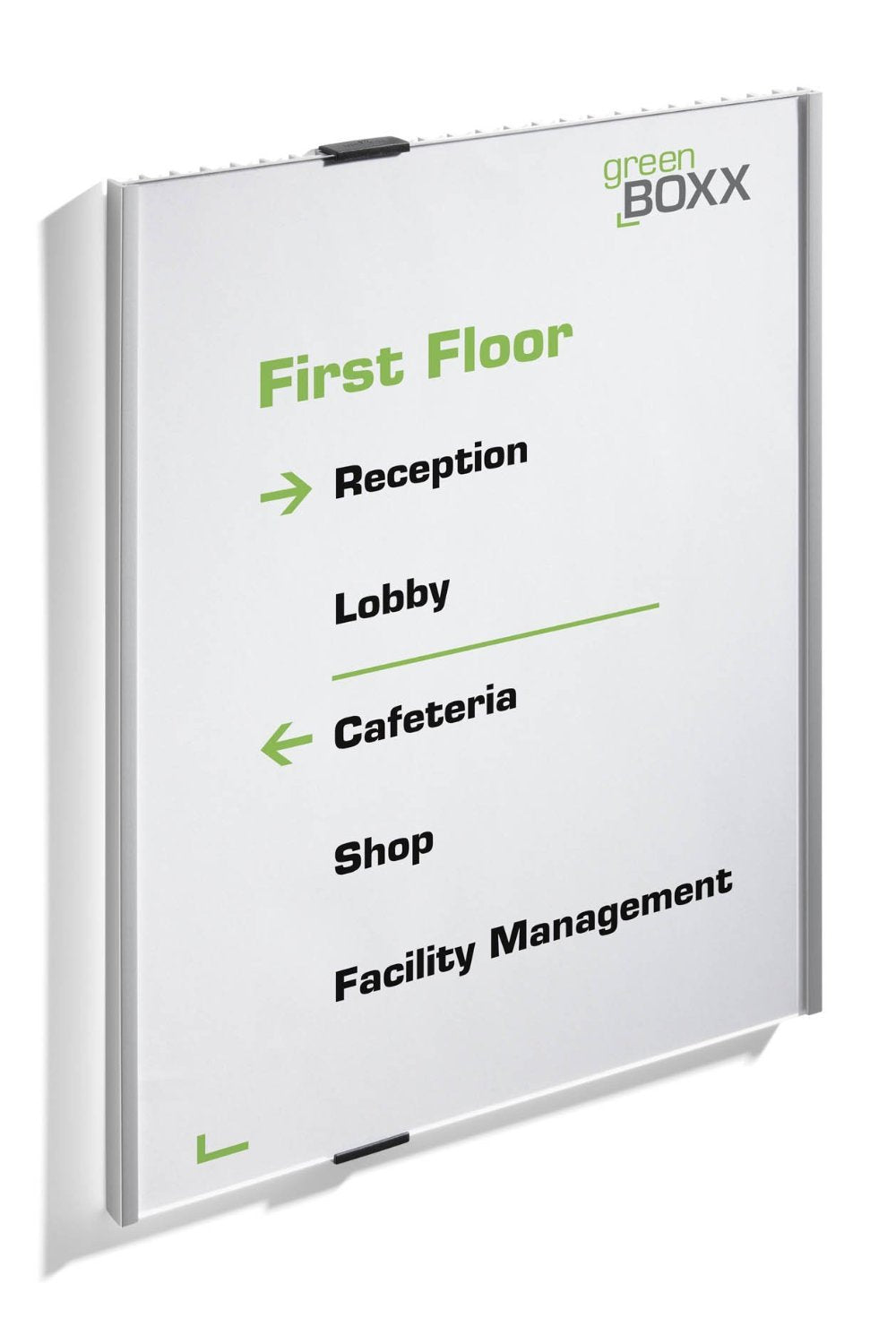 Durable Türschild A3 (Info Sign, 297 x 420 mm) metallic silber, 480823 297 x 420 mm (BxH), 297 x 420