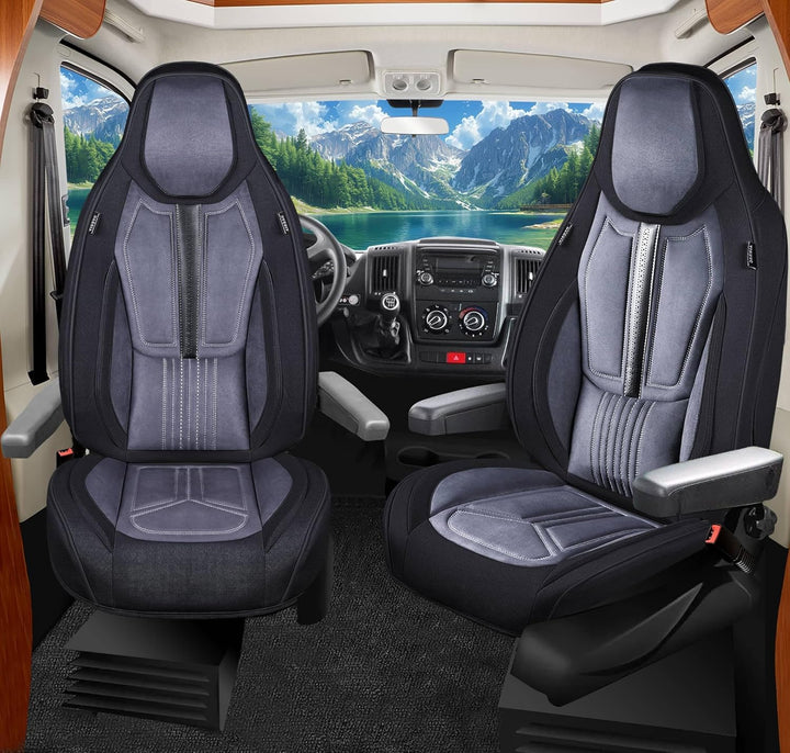 Wohnmobil Sitzbezüge für Fiat Ducato 250 Sun Camper Hunter 630 Maxi DS6