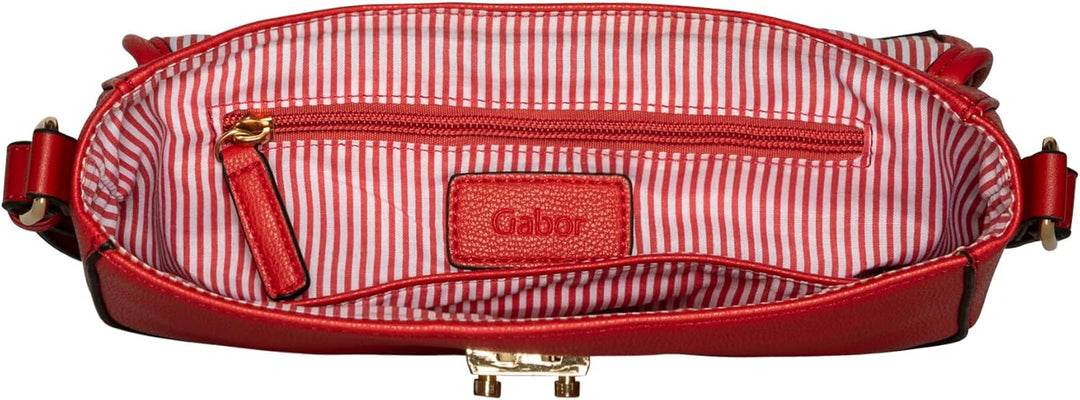 Gabor Damen Aneta Umhängetasche 27 x 16,5 x 26,5 Rot, 27 x 16,5 x 26,5 Rot