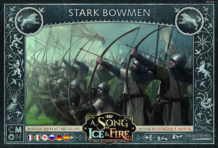 Asmodee | CMON | A Song of Ice & Fire – Bogenschützen von Haus Stark | Erweiterung | Tabletop | 2 Sp