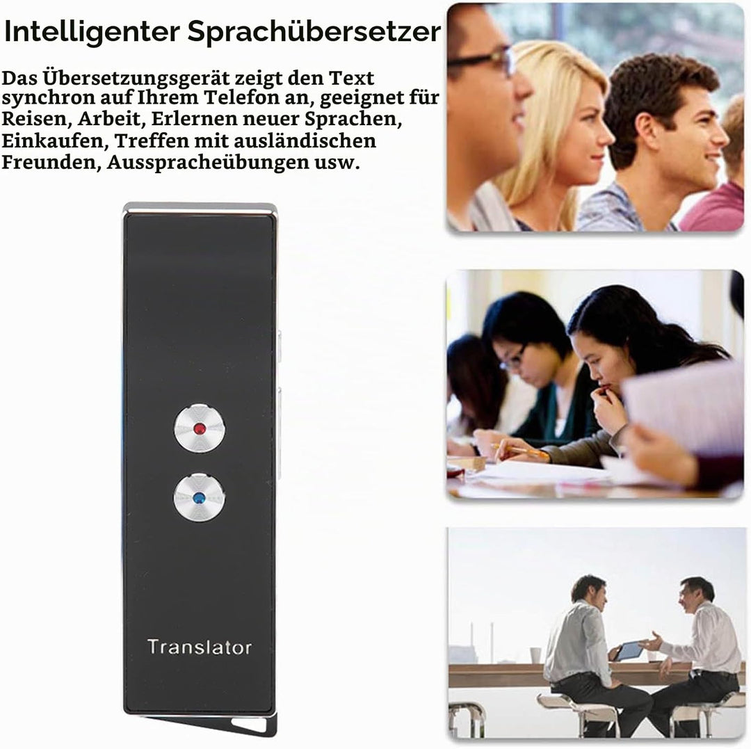 X9 Sprachübersetzergerät, Zwei Wege Echtzeit Sprachübersetzung, Unterstützung von 74 Sprachen mit 70