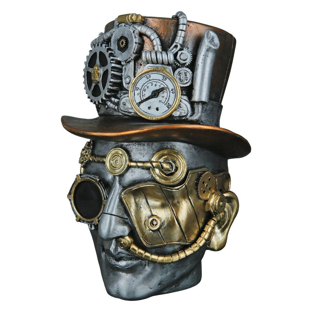Casablanca Skulptur Steampunk Male - Dekofigur Frau Woman - Deko Wohnzimmer - Höhe 20 cm Höhe 20 cm