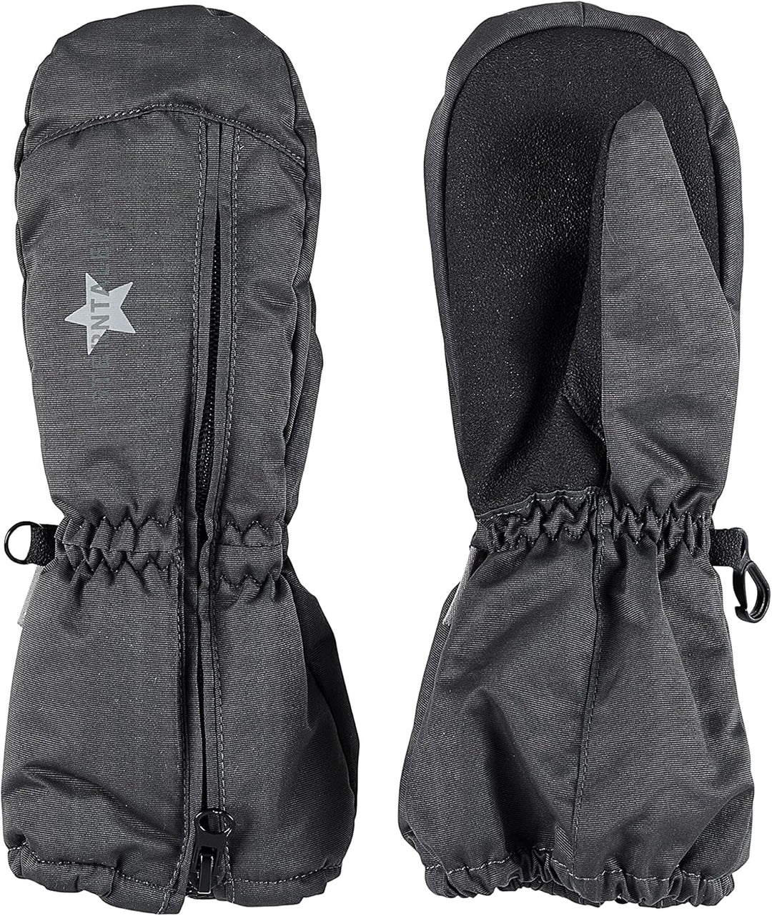 Sterntaler Stulpen-Handschuhe mit mittigem Reissverschluss 2 Eisengrau, 2 Eisengrau