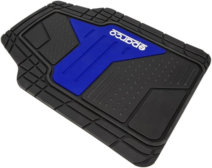 Sparco Teppichboden F511 Schwarz/Blau PVC PVC F511 BLAU, PVC F511 BLAU