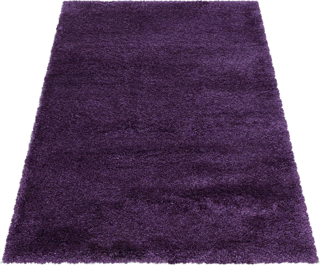 Hochflor Teppich Wohnzimmer Einfarbig Schlafzimmer Esszimmer Flur Läufer Unicolor &amp; Einfarbig Weich