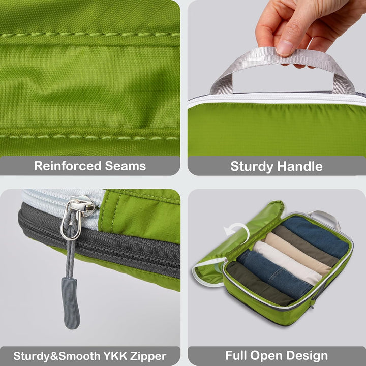 Cipway Kompression Koffer Organizer Set für Rucksack ，Ultraleichte Packtaschen Compression Packing C
