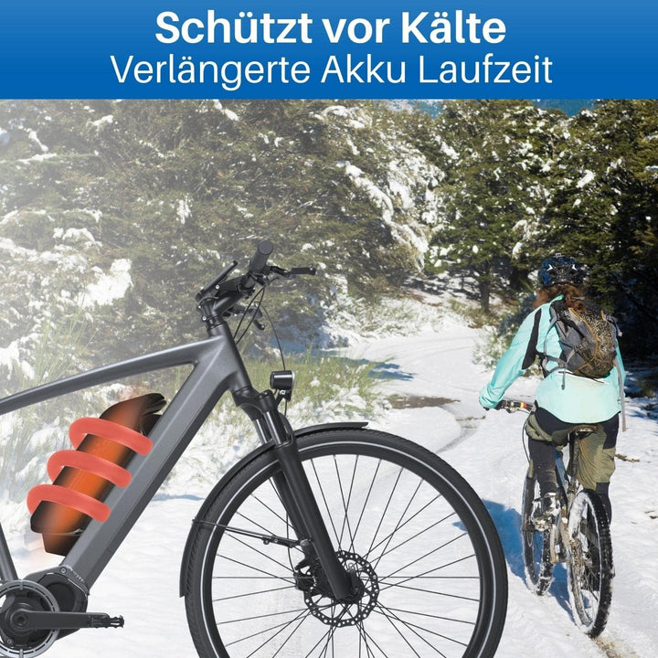HiLo sports E-Bike Akku Schutzhülle - [Für Bosch Powerpack] - Schützt vor Kälte und Schmutz - Neopre