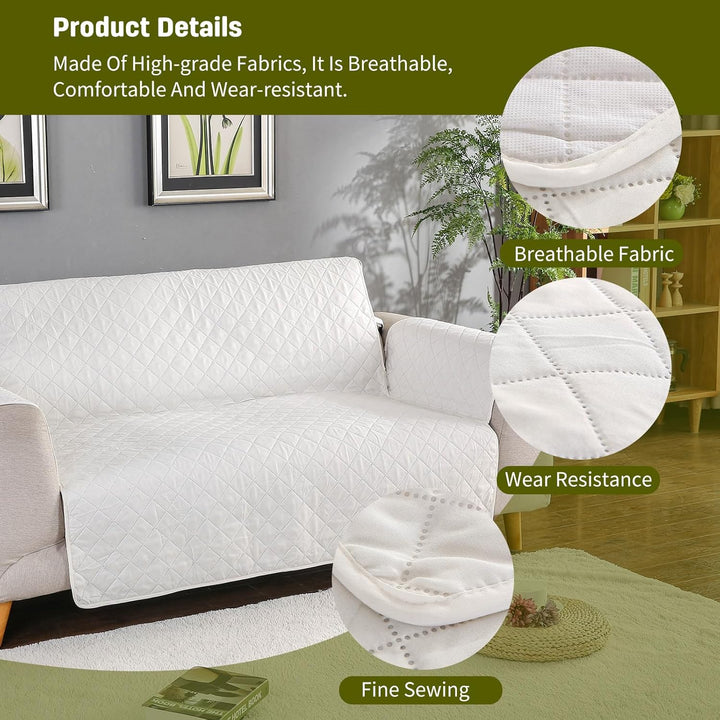 PETCUTE Sesselbezüge Sesselbezug Relax Schonbezüge Gesteppte Sofahusse Sofabezüge 1 Sitzer Rutschfes