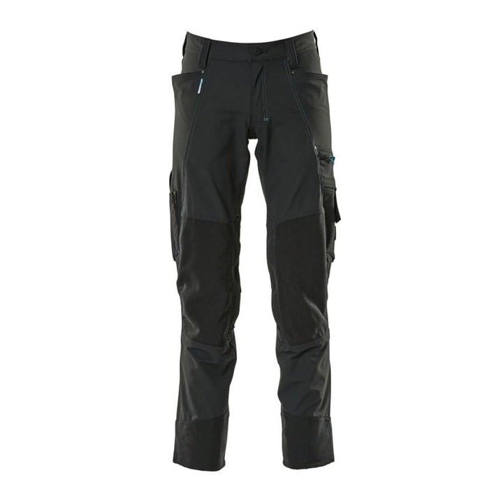 Mascot 17179-311 Bundhose "Stretch" - Advanced, Schwarz, 82C66 66 Schwarz, 66 Schwarz