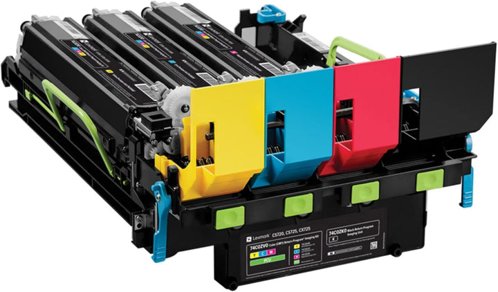 Lexmark 74C0ZV0 Original Toner Pack of 1, Schwarz / Cyan / Magenta / Gelb
