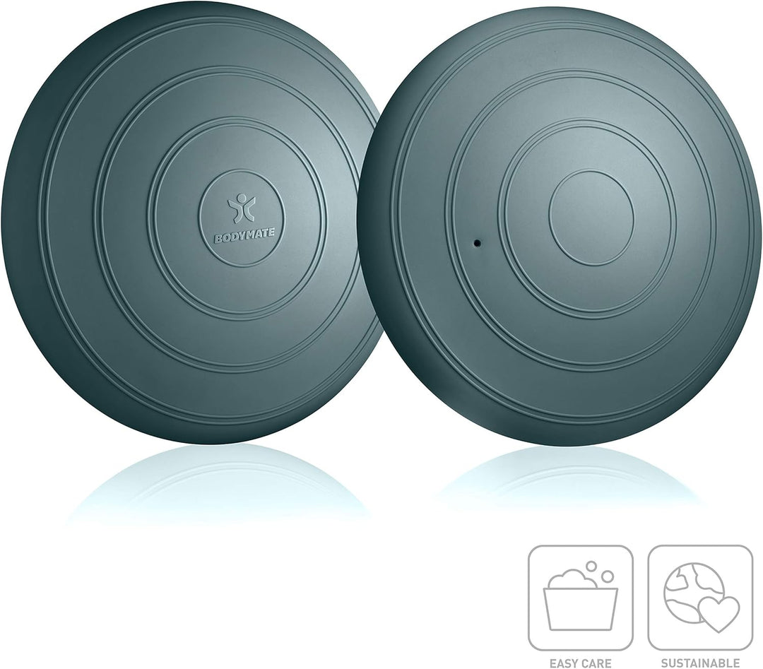 BODYMATE Ballsitzkissen COMFORT inkl. Pumpe 33cm Durchmesser - Balance-Kissen, Sitzballkissen, Luftk