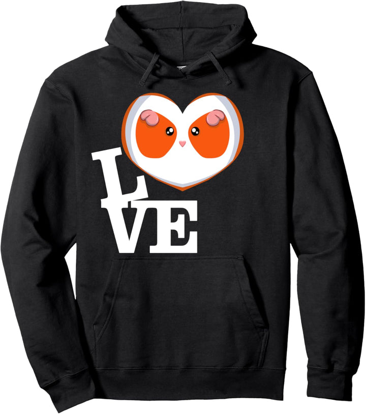 Ich liebe Hamster Pullover Hoodie