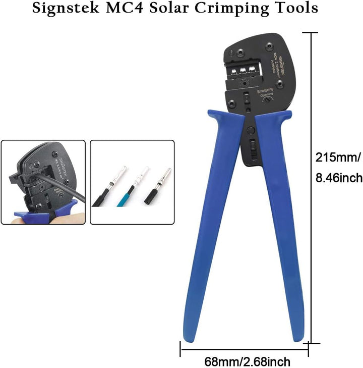 Signstek A-2546B MC4 PV Crimpzange für 2.5-6m㎡ Kabel/Solar