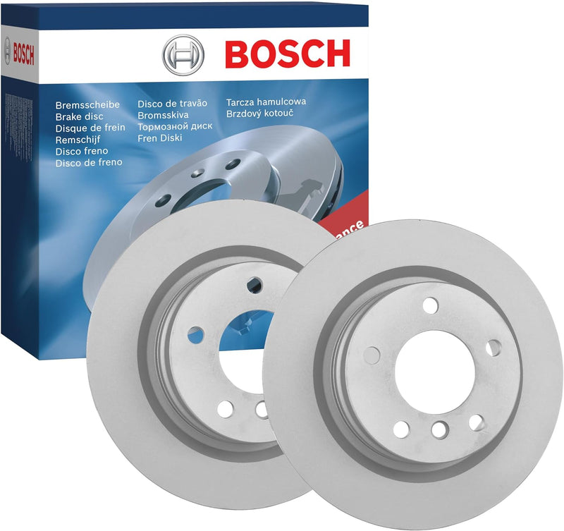 Bosch BD1086 Bremsscheiben - Hinterachse - ECE-R90 Zertifizierung - zwei Bremsscheiben pro Set