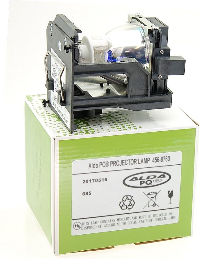 Alda PQ-Premium, Beamerlampe/Ersatzlampe kompatibel mit LT60LPK, 50023919, 456-8760 für DUKANE IMAGE