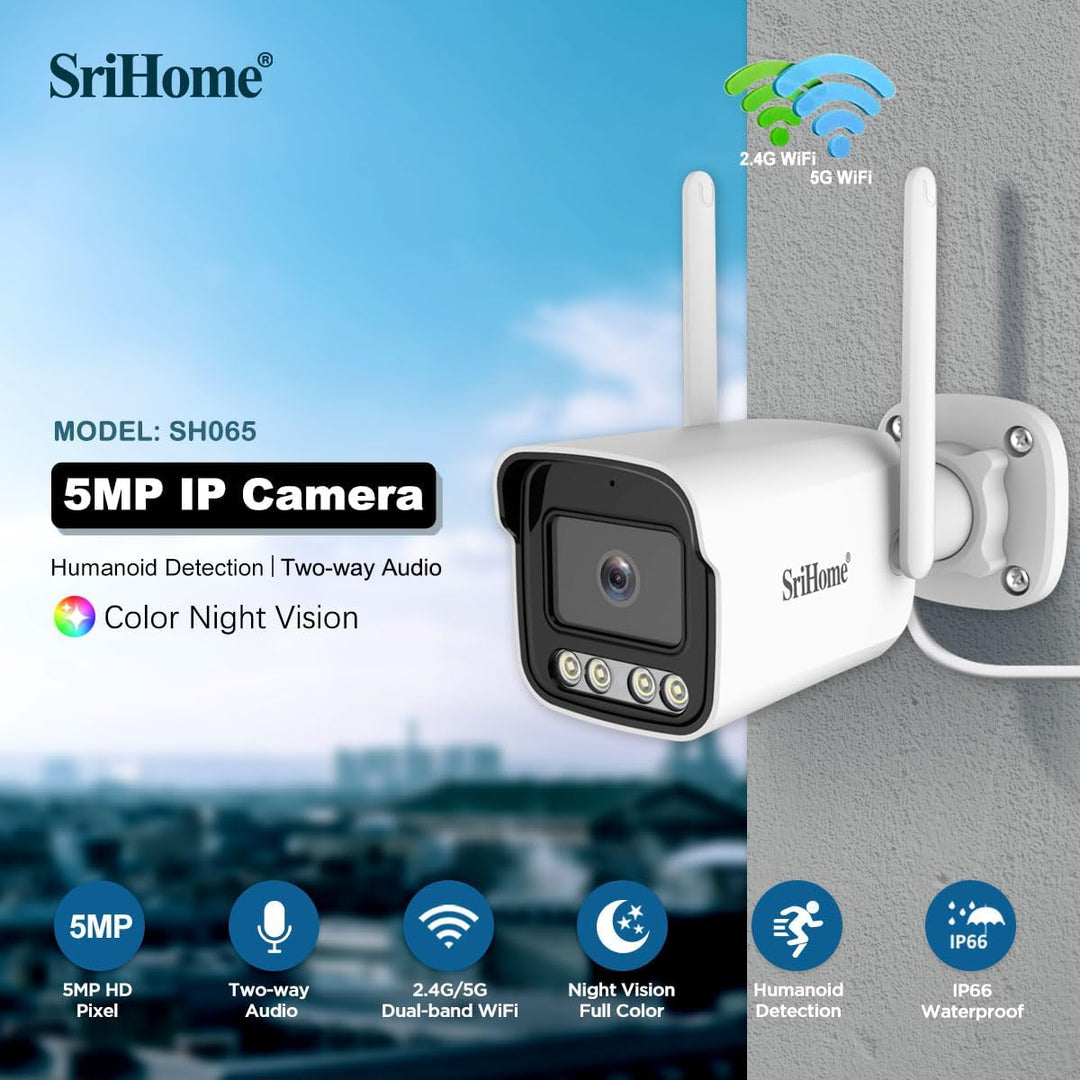 Sricam SP007-M Italien ONVIF 2 Megapixel Ip Kamera Micro SD No Dns Wireless