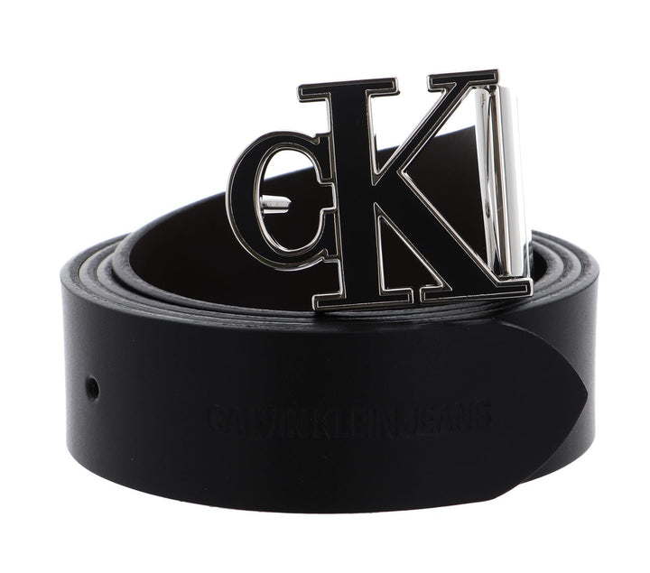 Calvin Klein Mono Hardware Belt W95 Black/Bitter Brown - kürzbar