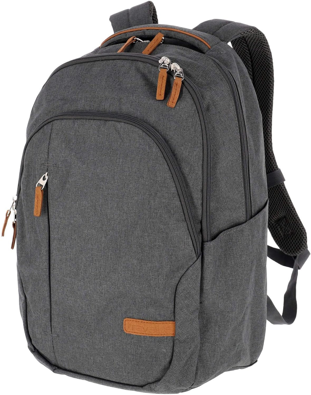Travelite BASICS ALLROUND backpack melange, anthracite, Unisex-Erwachsene Rucksack, ANTHRACITE,