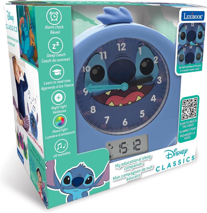 Lexibook, Disney Stitch, Wecker, Nachtlich, RLT100DLXB Disney Stitch _A, Disney Stitch _A
