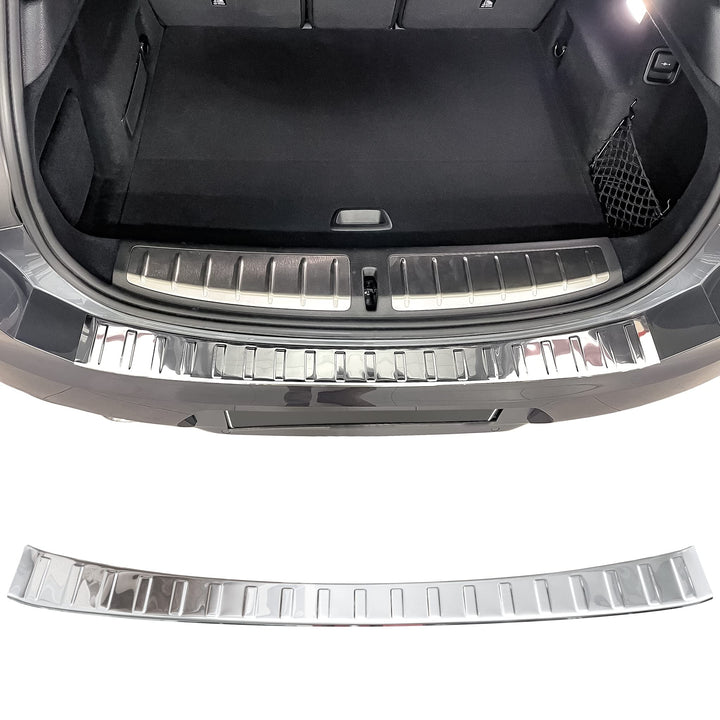 Ladekantenschutz Edelstahl CHROM kompatibel für BMW X2 | Typ F39 | BJ ab 2017> | premium Qualität vo