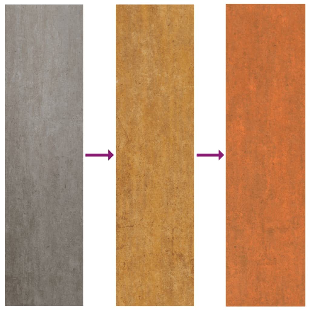 vidaXL Dachplatten 12 Stk., Trapezblech Wellblech, Dachblech Profilblech für Gerätehaus, Metallblech