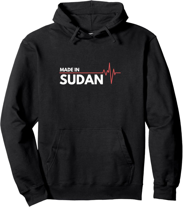 Geboren in Sudan Afrika Afrika Geburtsstadt Pullover Hoodie