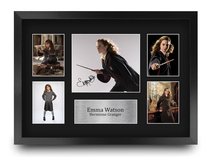 HWC Trading FR A3 Emma Watson Harry Potter Hermione Granger Geschenke Gedruckt, Signiert Autogramm B