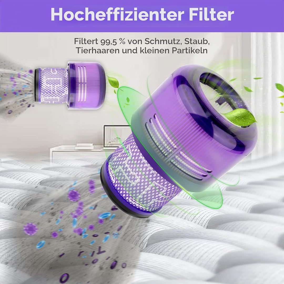 (4 Stück) V15 Ersatz HEPA filter für Dyson V11 Animal/Torque Drive/ V11 Complete, V11 Extra/Absolute