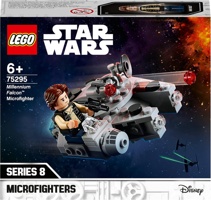 LEGO 75295 Star Wars Millennium Falcon Microfighter Spielzeug mit Han Solo Minifigur für 6-jährige J