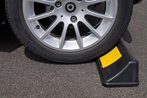 Temka 12216 UN Radstop Gummi, Schwarz/Gelb