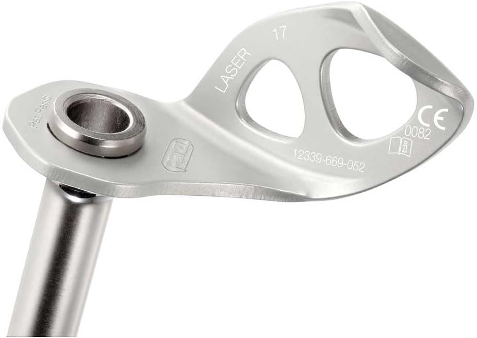 PETZL Unisex-Adult Laser 17 cm Silber, 17 cm Silber