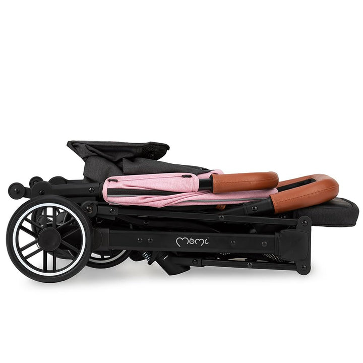 MoMi ESTELLE Kinderwagen ab 6. Monat (bis 15 kg), klappbarer Buggy mit 5-Punkt-Sicherheitsgurt, Eink