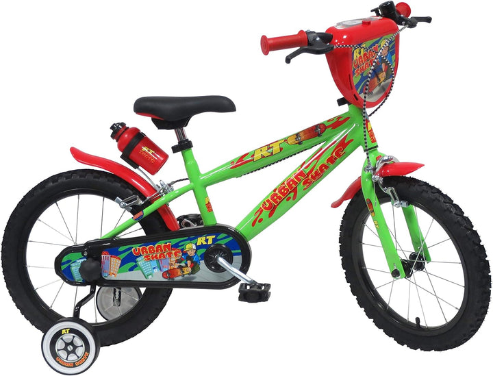 Denver Babys (Jungen) 16" Urban-Skate Ref. 2416 Fahrrad, grün/rot