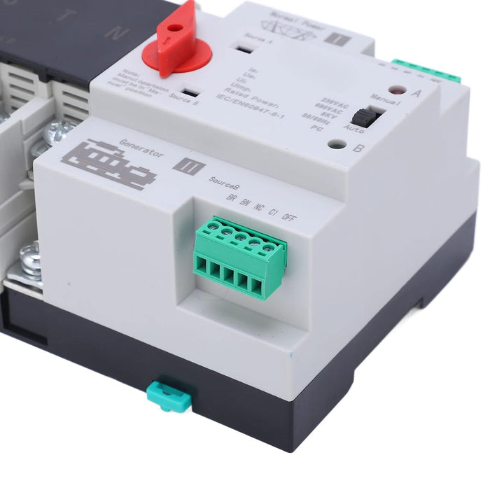 4P Dual Power Automatic Transfer Switch Unterbrechungsfreier Transferschalter AC230V(100A), 100A
