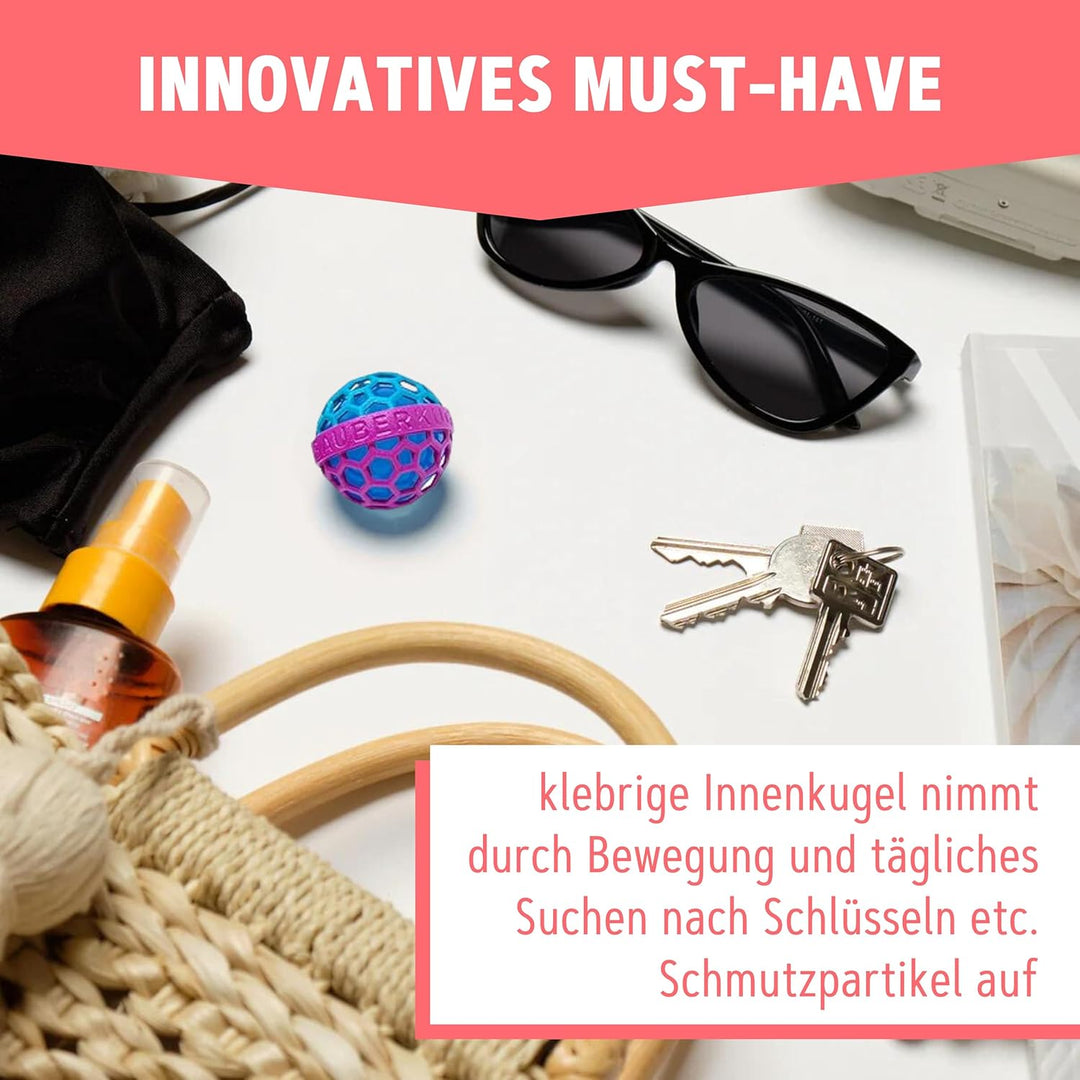 Sauberkugel® Taschenreiniger (3er Set Summerfield Collection) – Wiederverwendbare Taschenreiniger Sa