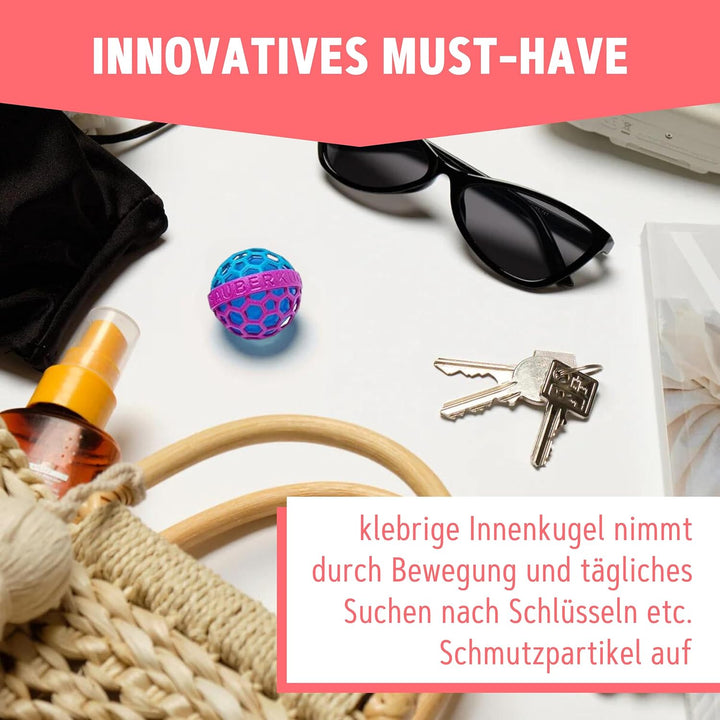 Sauberkugel® Taschenreiniger (3er Set Summerfield Collection) – Wiederverwendbare Taschenreiniger Sa