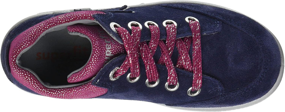 Superfit Baby-Mädchen Starlight Lauflernschuhe, Blau Rot 8010