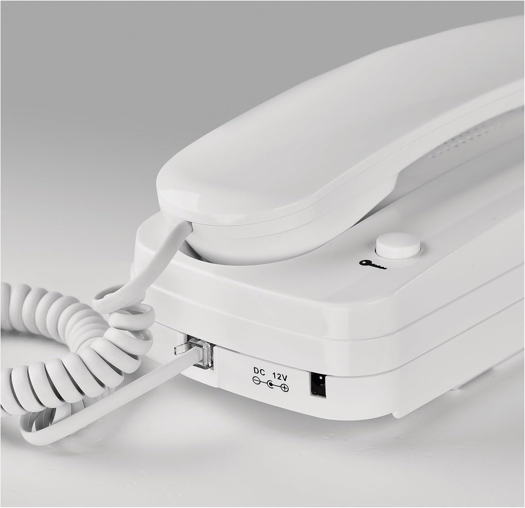 EMOS Audio-Türsprechanlage Set für Zwei Teilnehmer, zur Aufputzmontage, Elegantes Design, Gegensprec