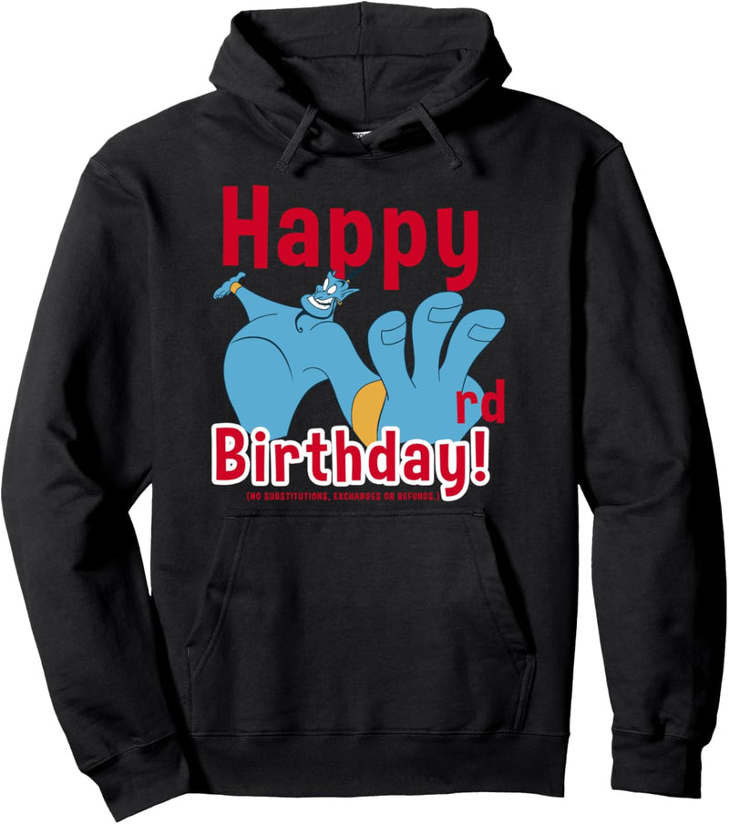 Disney Aladdin Genie Happy 3rd Birthday Pullover Hoodie