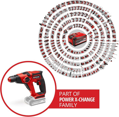 Einhell Akku-Bohrhammer TE-HD 18/12 Li-Solo Power X-Change (Lithium-Ionen, 18 V, 1,3 J, Bohrleistung