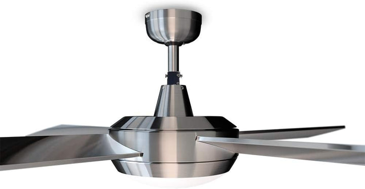 Cecotec Deckenventilator EnergySilence Aero 570 60 W (52", Stahl) Silber Mit Licht | Befehl, Silber