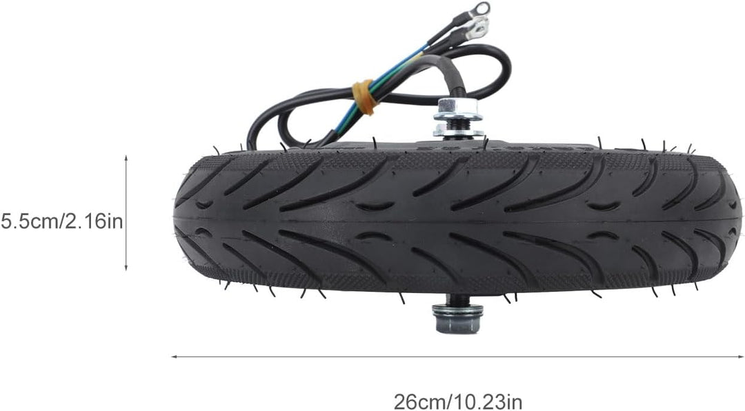 BuyWeek Elektroroller Radnabenmotor für Ninebot F40, 36V 400W E-Scooter Nabenmotor Rad Reifen Ersatz