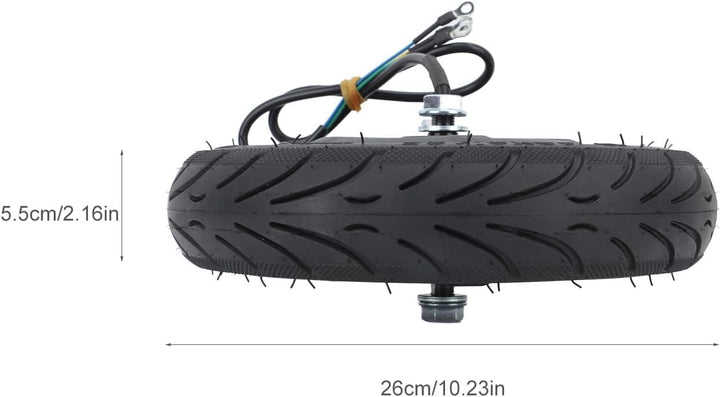 BuyWeek Elektroroller Radnabenmotor für Ninebot F40, 36V 400W E-Scooter Nabenmotor Rad Reifen Ersatz